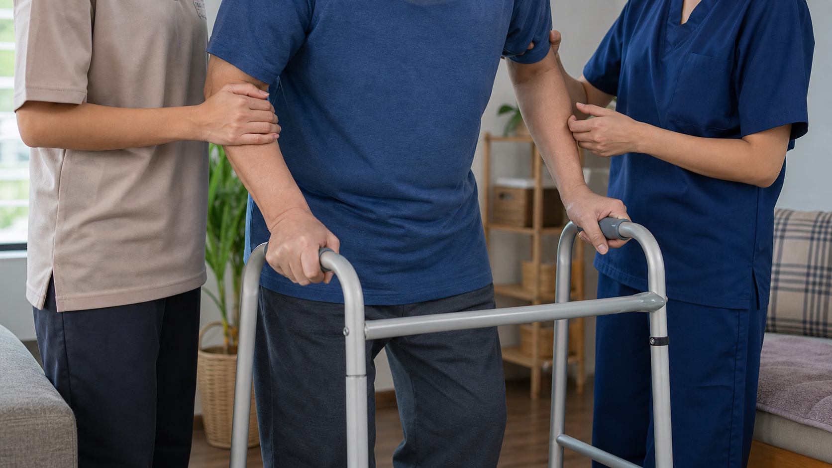 Stroke rehabilitation guide cover with caregiver and physiotherapy support in Negeri Sembilan